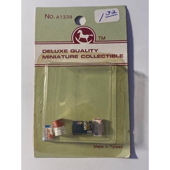 VTG Doll House Miniatures Food Condiments Can Box Bottles Assortment - Picture 12 of 14